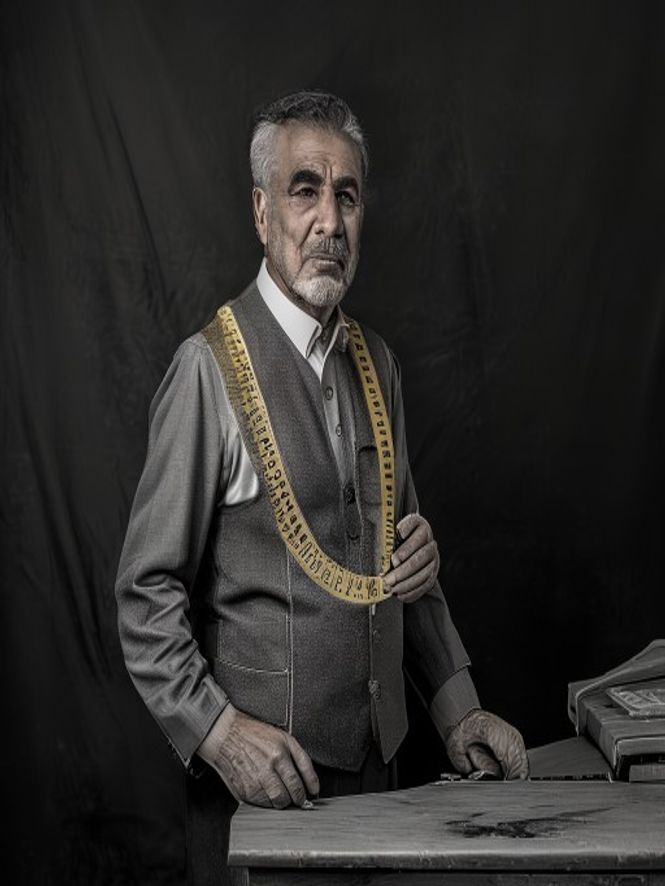 Portrait of Khalid Al Lahza, Head Cutter, Second Generation at Lahza